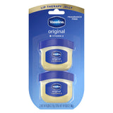 Vaseline Lip Therapy 2 Pack – Streamlined Daily Lip Moisturizer for a Restorative Skincare Edit, 0.5 oz