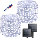 LuminaGlow Solar Copper Wire Lights – Restrained Home Styling, Solar Powered with Memory Mode