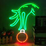 BrandName Christmas Neon LED Sign – Stylish Festive Wall Art for Apartment and Game Room, Dimmable Soft Glow Accent