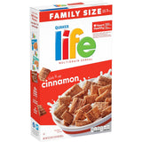 Life Cinnamon Cereal – Charity-ready cinnamon cereal donation box for family food pantries and outreach programs, 22.3oz