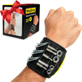 MagSnap Magnetic Wristband by Wrap-It Storage - Patio Furniture Assembly Aid, Hands-Free Fastener Holder for Outdoor Builds