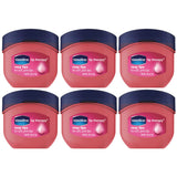 Vaseline Rosy Lips 2-Pack – Mindful Lip Hydration Ritual with Light Rose Scent, Mini Petroleum Jelly Jars