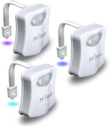 FunCare Motion Toilet Light Trio – Unique Housewarming and Valentine's Day Gift, Funny Bathroom LED with 16 Colors