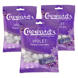 Choward's Violet Mints Candy Bag – Kids' Birthday Party Favor, 3 Pack of 49 Individually Wrapped Vintage Mints