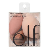 e.l.f. Total Sponge Set – Clean Beauty Self-Care Upgrade, Vegan and Allergy-Friendly Sponge Trio
