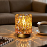 AuroraGlow Mini Cordless Lamp – Christmas and Birthday Gift for Mom and Her, Pretty Mercury Glass Accent