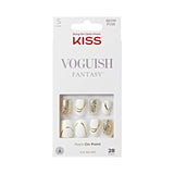 KISS Classy Press On Nails 'Dashing' – Simple, All-in-One Manicure Kit for the Intentional Beauty Routine