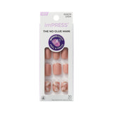 KISS imPRESS No Glue Mani – Less-Is-More Beauty for Minimalist Vanities, 30 Nail Kit