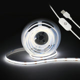 LuminStyle Flexible COB LED Light Strip – Warm 3000K Mood Lighting for TV Backlight, Headboard, and Cozy Interiors