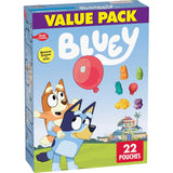 Bluey Fruit Flavored Snacks, Grandparent Gift to Mail to a Bluey Obsessed Grandchild, 17.6 oz Box