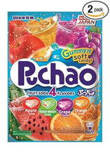 UHA Mikakuto Puchao Chewy Snack Pack of 2 – Ready-to-Gift Japanese Candy for Coworker Secret Santa and Friend Celebrations
