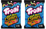 Trolli Sour Brite Crawlers Very Berry Sour Gummy Worms – Birthday Party Goody Bag Candy for School Age Children