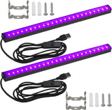 CICINY UV LED Strip – Weather-Friendly Glow Light for Camping & Backyard Events, USB 10W Blacklight