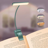 Gritin Lightweight LED Reading Light for Students and Kids – Cool Touch Clip Lamp for Shared Bedrooms and Dorm Beds