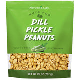 Nature's Eats Dill Pickle Peanuts 26oz – Tangy Protein Snack for Hiking, Beach Days, and Backyard Cookouts