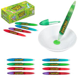 Juicy Drop Sour Candy Pens – Stocking Stuffer and Easter Basket Stuff for Kids and Tweens, 12 Pack