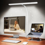 Office Desk Lamp for Multi-Monitor Setups – 17-Inch Wide LED Light Bar with USB Adapter and Memory Function