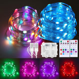 Color Changing String Lights – Toddler Friendly Bedroom Accent, Auto Timer Battery Powered Fairy Lights