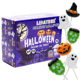 Safe and Fun Halloween Lollipops for Kids - 24 Count Individually Wrapped Spooky Candy Suckers for Trick or Treat Goody Bags