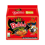 Samyang Buldak 2X Spicy Instant Noodles – Shelf-Stable 5-Pack for Cabin Trips and Outdoor Adventures