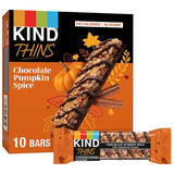 KIND THINS Chocolate Pumpkin Spice – Durable Wrapped Bar for Camping Lunches and Park Outings