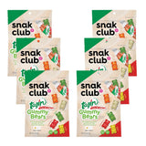 Snak Club Tajin Gummy Bears – Picnic and Park Snack, Single Serve Chili Lime Gummy Packs
