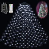 Ollny Christmas Tree Lights 8.2ft – Family Room Holiday Centerpiece with Pre-Strung Cascading LED Design
