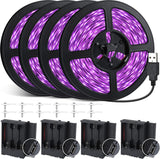Lumify Home Pet & Child Safe Blacklight for Playroom, 385-400nm UV Strip with Strong Adhesive