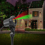 Laser Star Projector Outdoor – Driveway & Facade Holiday Light, Waterproof Landscape Decorator