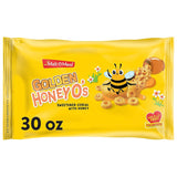Malt-O-Meal Golden Honey O's Cereal – Guilt-Free Snack Option, Resealable Bag of Honey Whole-Grain Cereal for Mindful Eating