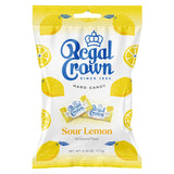 Regal Crown Sour Lemon Hard Candy – Post-Meal Palate Cleanser, Old Fashioned Kettle Cooked Lemon Drops for Clean Eating (6.25 oz)