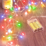 Luminoak Starry String Lights – Thoughtful Valentine Day Gift for Girlfriend, Warm White Battery Lights for Romantic Home Decor