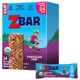 Zbar Chocolate Chip Soft-Baked Bars for Snack Station Stocking at Home – 24 Pack Organic