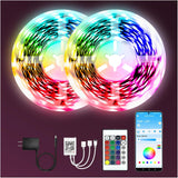dalattin RGB LED Strip Lights Gift for Gamers and Students, Bluetooth App Controlled Room Decor, Fun Dorm and Bedroom Lighting Present for Son and Daughter