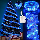 Otomix 2.5 Inch Organza LED Strand – Simple Elegant Holiday Garland for Clutter Free Living Spaces