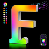 OJQ LED Marquee Letter Lights – Durable ABS Plastic Playroom Decor with Self-Adhesive Mounting