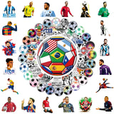 KickOff Kings 150-Piece Soccer Sticker Collection for Man Caves and Kids Rooms, Color-Rich Vinyl Decals for Bulletin Boards and Lamps