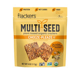 Flackers Organic Rosemary Flaxseed Crackers – Uncomplicated Vegan Crunch for Capsule Kitchen Stocking