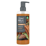 Dove Men+Care 2-in-1 Shampoo and Conditioner for Thinning Hair – Stress-Relief Sandalwood Aroma for Daily Wellbeing Routine, 17.5 fl oz