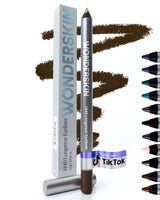 Wonderskin Waterproof Eyeliner Pencil – Anniversary Gift for Her, 24-Hour Longwear Brown Eye Makeup
