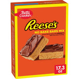 Betty Crocker REESE'S No-Bake Peanut Butter Bars – Simple Single-Recipe Dessert for Uncluttered Kitchens, 15 Servings