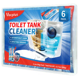Vacplus Toilet Tank Cleaner - 6 Pack Descaler Tablets for an Inviting Main Floor Washroom Every Visit