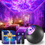 One Fire Galaxy Light Projector with Remote – Cute Christmas Gift for Teen Girls Featuring 15 White Noise Tracks and Music Sync Galaxy Lights