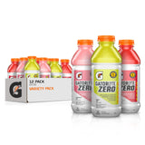 Gatorlyte Zero Sugar-Free Sports Drink – Five-Electrolyte Support for Recovery and Self-Care, 12-Pack