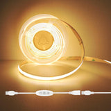 LuminGlow USB COB LED Tape – Creative Gift for PC Builders and 3D Printing Hobbyists, Plug-and-Play
