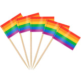 AhfuLife 48 Nation Flag Cocktail Sticks – Versatile Outdoor Party Supplies for Backyard BBQs and Open Air Match Nights