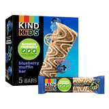 KIND Kids Blueberry Muffin Snack Bar – Gluten-Free After-School Snack for Active Kids Ages 5-12, 5g Protein