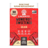 Lakanto Golden Monk Fruit Sweetener Packets – Clean Brown Sugar Substitute for Health Conscious Self Care Routines