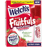 Welch's Absolute Fruitfuls Whole Fruit Strips – On-the-Go Snack for Camping and Travel Totes, Individually Wrapped 0.5oz Packs