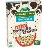 Cascadian Farm Organic Mini Cookies 'n' Crème Cereal – Care Package Pick for College Students and New Parents